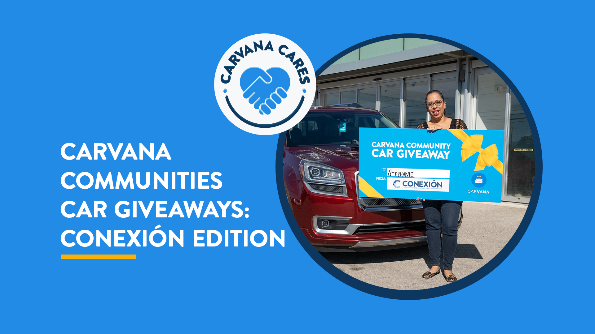 Carvana and Driving Single Parents Organize San Antonio Car Giveaway